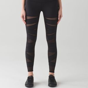 Lululemon Mesh Cut Out Leggings Size 4